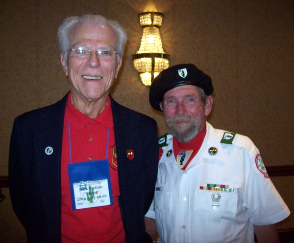 Redlegs
John "Moon" Mullins and Joe Henderson served in the 35th TOC in Vietnam.
