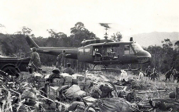 Familiar?
The trees have been knocked down and the supplies keep coming for....you guessed it...another firebase somewhere in Vietnam.
